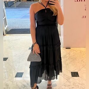 Aqua Black Maxi Dress